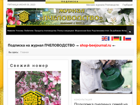 'beejournal.ru' screenshot