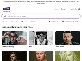 'stubhub.fr' screenshot