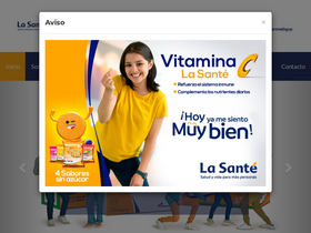 'lasanteca.com' screenshot
