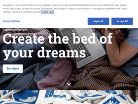 'auping.com' screenshot