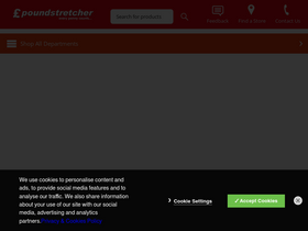 'poundstretcher.co.uk' screenshot