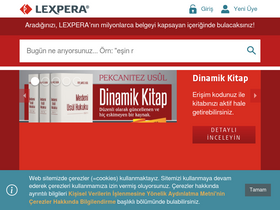 'lexpera.com.tr' screenshot