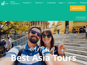 'umetravel.com' screenshot