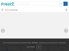 'sklep-presto.pl' screenshot