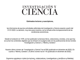 'investigacionyciencia.es' screenshot