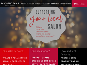'fantasticsams.com' screenshot