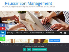 'reussir-son-management.com' screenshot