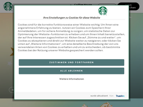 'starbucks.de' screenshot