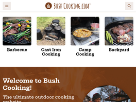 'bushcooking.com' screenshot