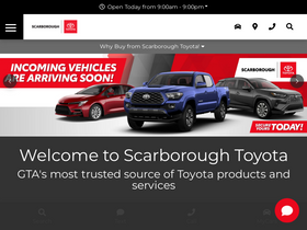 'scarboroughtoyota.ca' screenshot