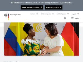 'auswaertiges-amt.de' screenshot