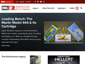'americanrifleman.org' screenshot