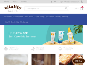 'vitalifehealth.com' screenshot