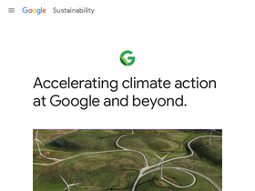 'sustainability.google' screenshot