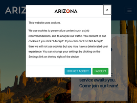 'azstatejobs.gov' screenshot