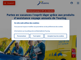 'touring.be' screenshot