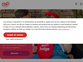 'cgbabyclub.co.uk' screenshot