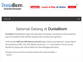 'duniailkom.com' screenshot
