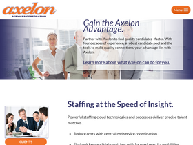 'axelon.com' screenshot