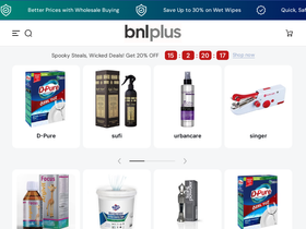 BNL PLUS website screenshot