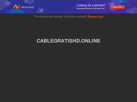 'cablegratishd.online' screenshot