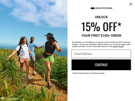 'escapeoutdoors.com' screenshot