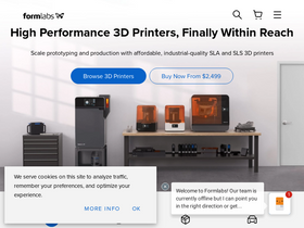 'formlabs.com' screenshot