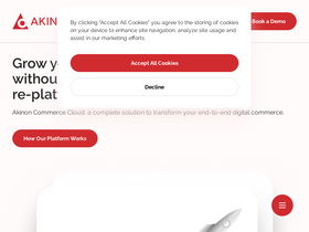 'akinon.com' screenshot