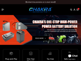 chakra-battery.com homepage screenshot