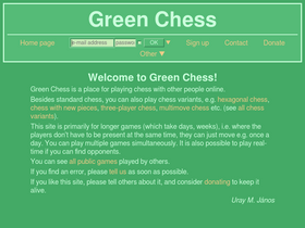 'greenchess.net' screenshot