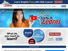 'usalearns.org' screenshot