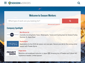 'seasonworkers.com' screenshot