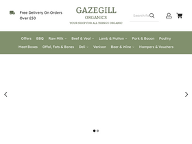 'gazegillorganics.co.uk' screenshot