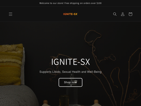 ignitesx.com homepage screenshot