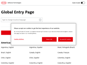 'henkel-adhesives.com' screenshot