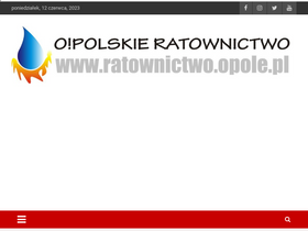 'ratownictwo.opole.pl' screenshot