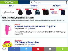 'vonbeau.com' screenshot