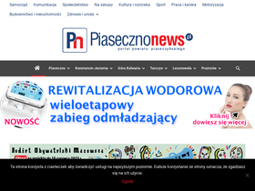 'piasecznonews.pl' screenshot