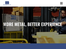 'meadmetals.com' screenshot