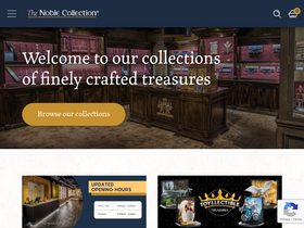 'noblecollection.co.uk' screenshot