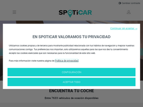 'spoticar.es' screenshot