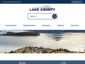 'lakecountyca.gov' screenshot