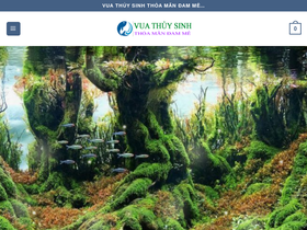 'vuathuysinh.com' screenshot