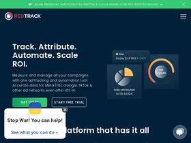 'redtrack.io' screenshot