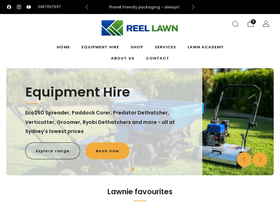 reellawn.com.au homepage screenshot