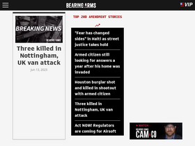 'bearingarms.com' screenshot