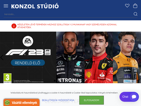 'konzolstudio.hu' screenshot