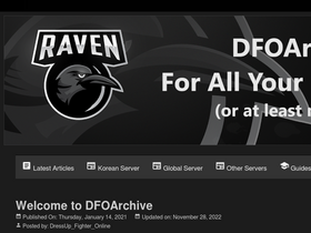 'dfoarchive.blogspot.com' screenshot