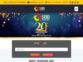'5bb.com.mm' screenshot