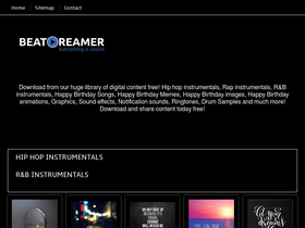 'beatdreamer.com' screenshot